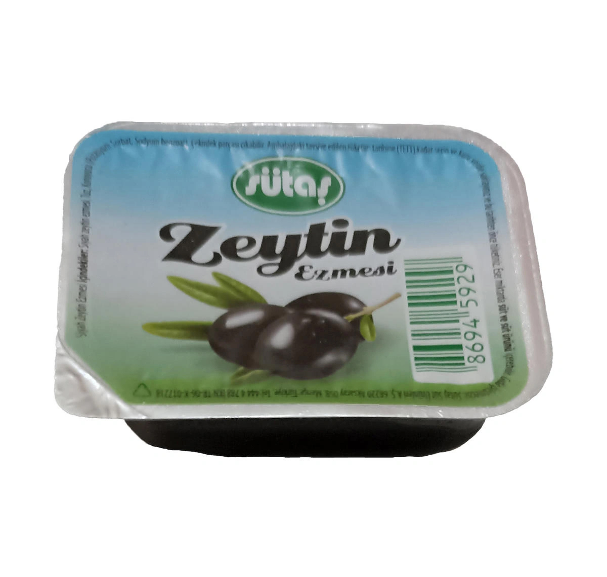 Sütaş Kahvaltılık Siyah Zeytin Ezmesi 20 Gram x 120 Adet