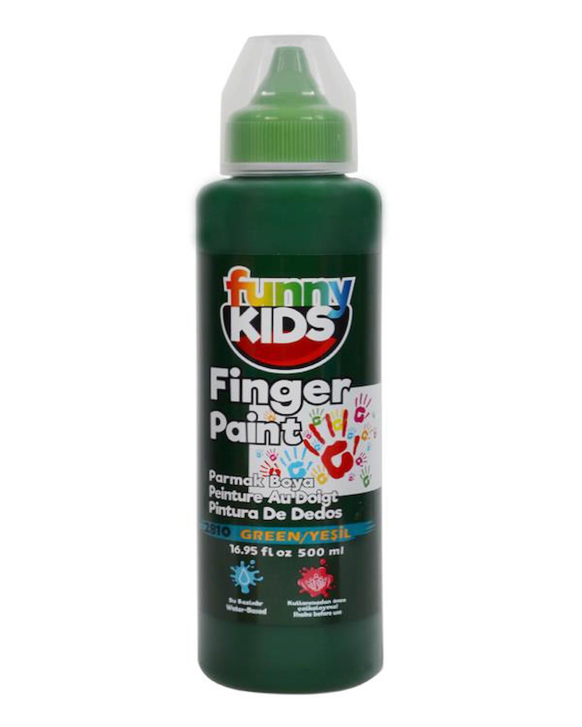 Funny Kids Parmak Boyası Yeşil 500ml