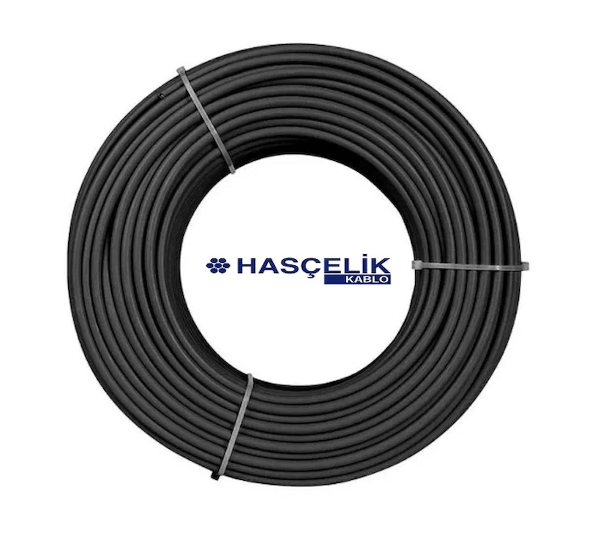 Hasçelik 6mm Solar Kablo PV Siyah 50 Metre