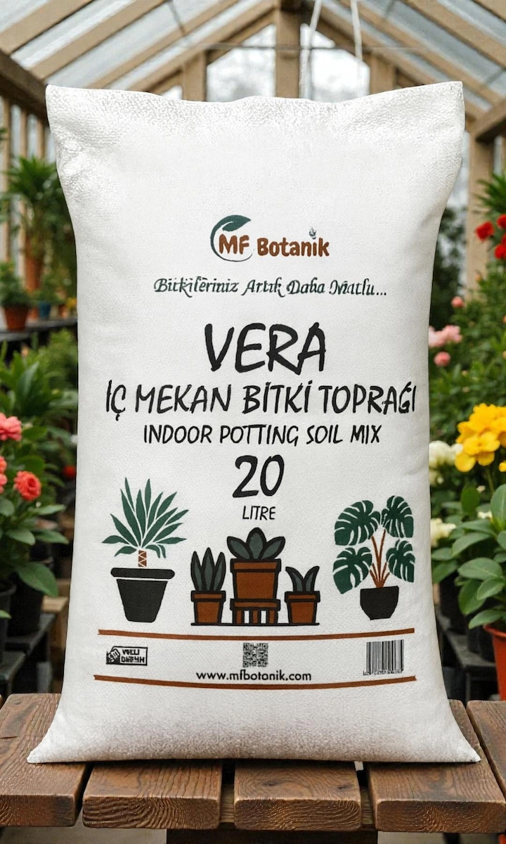 Vera Özel Karışım İç Mekan Bitki Toprağı 20 Litre Çiçek Toprağı Toprak Harcı