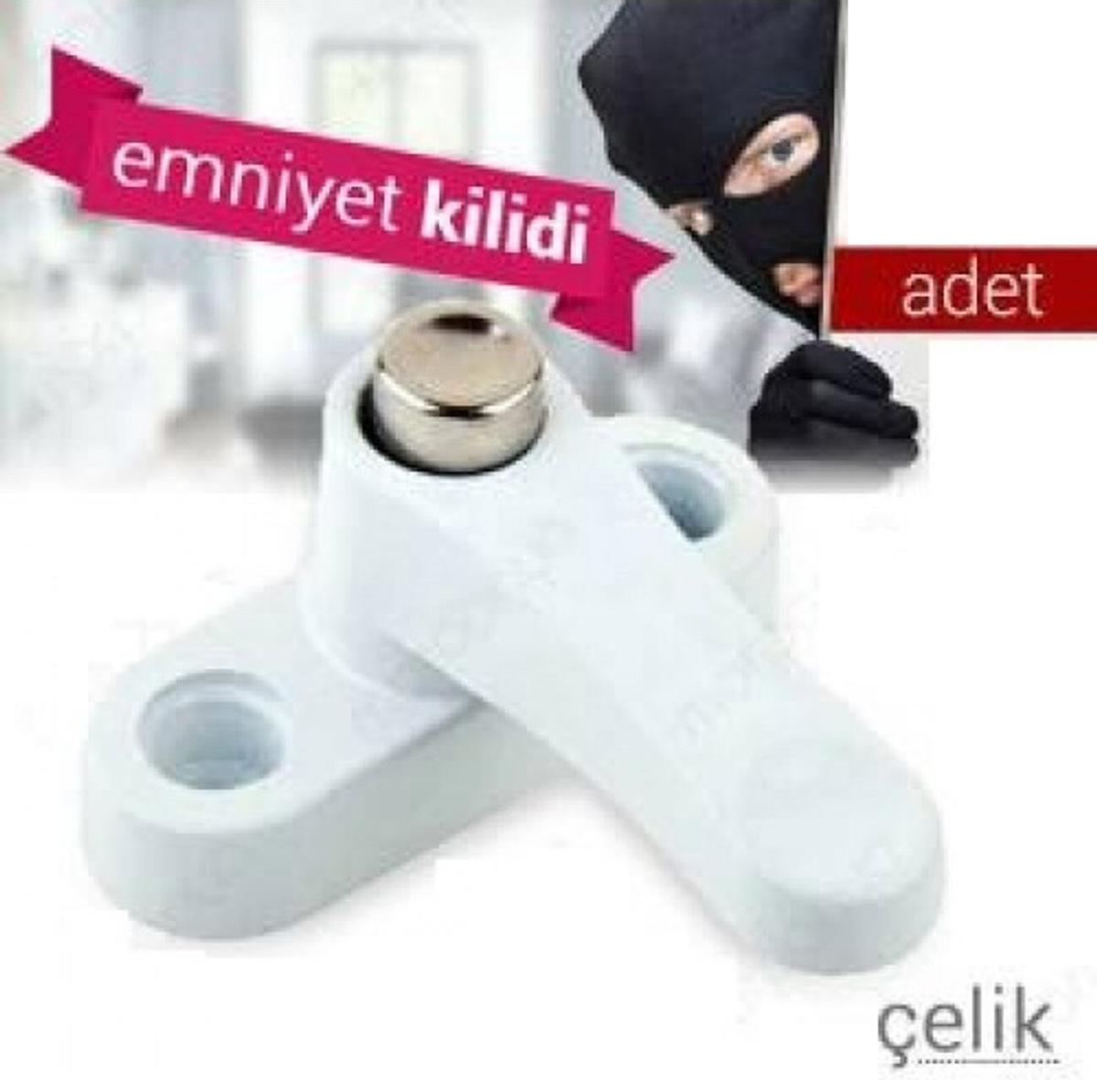 3 Adet Basmalı Kapı Pencere Emniyet Kilidi - Pencere Kapı Emniyet Kilidi -