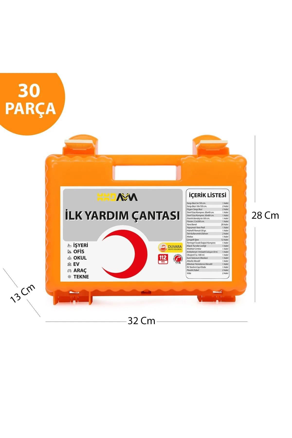 KKDAVM  Iş Yeri Çantası Ecza Dolabı Ilk Yardım Seti
