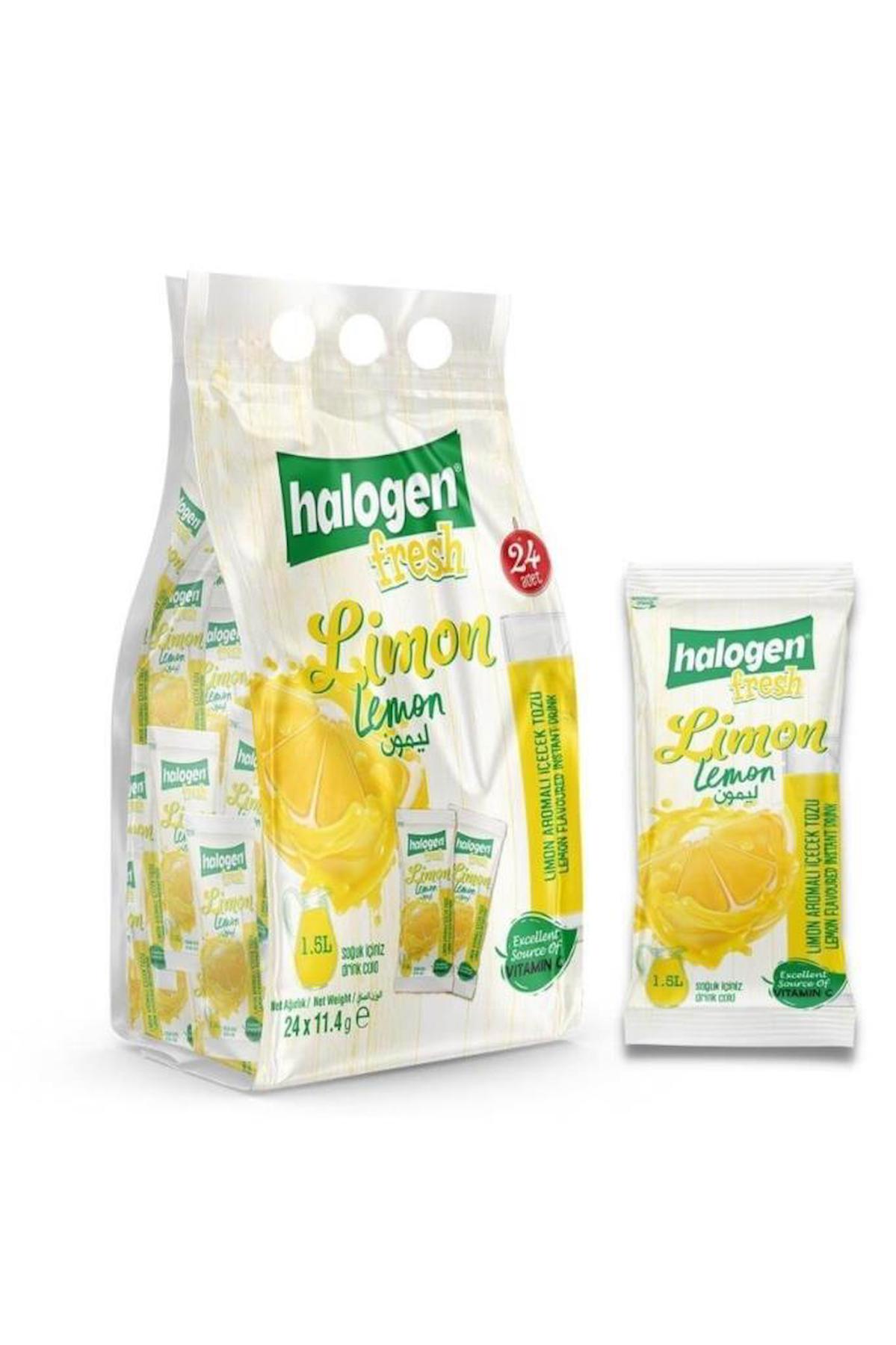 Şekeroğlu Halogen Limon İçecek Tozu 11,4 Gr *24 Ad