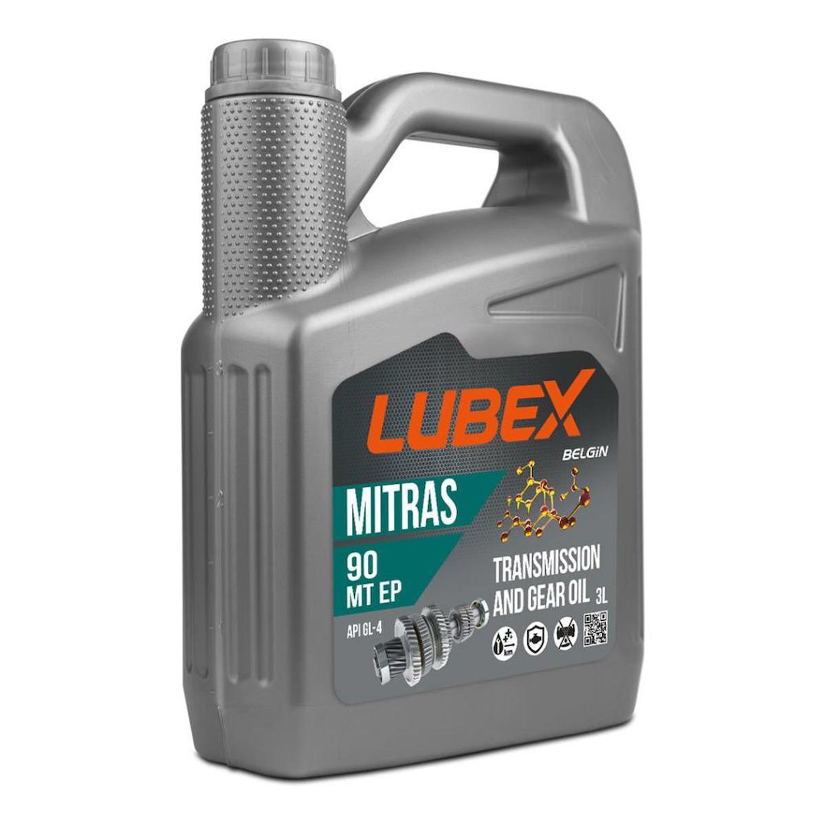 Lubex Mitras MT EP 90 3 Lt Şanzıman ve Asansör Dişli Yağı