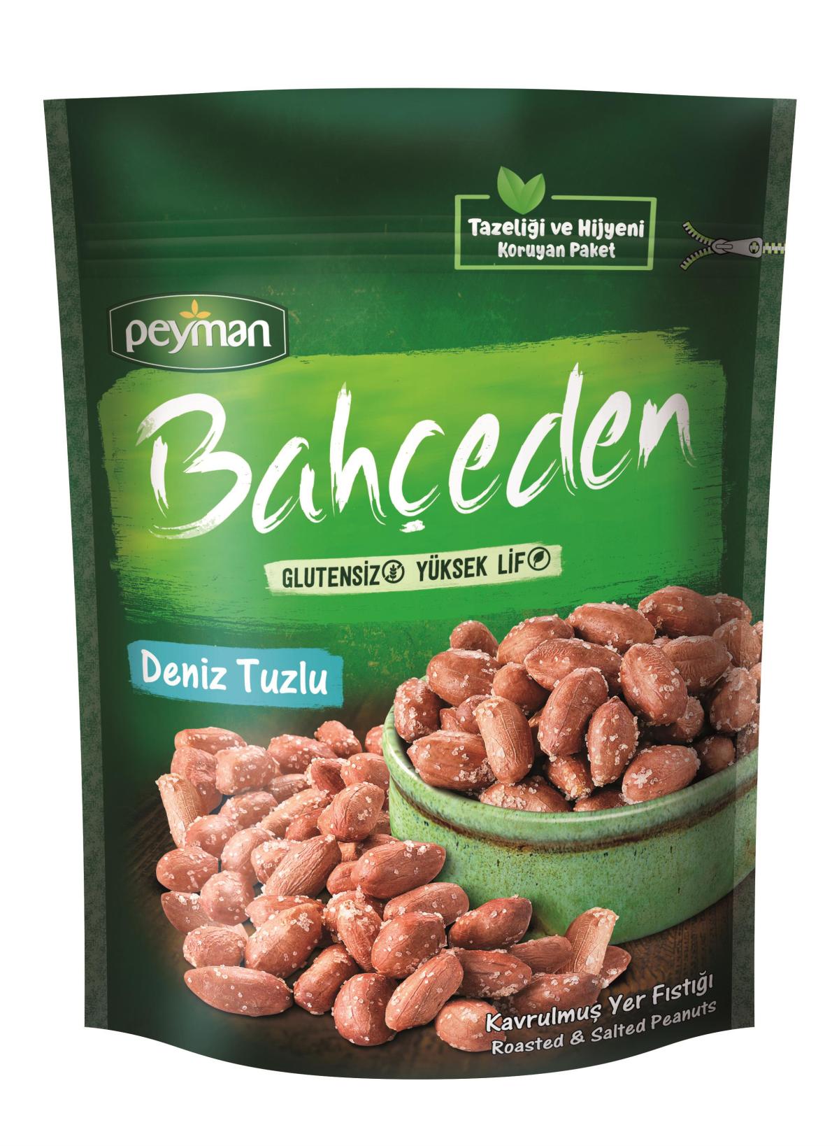 Peyman Bahçeden Deniz Tuzlu Kavrulmuş Yer Fıstığı 175 gr