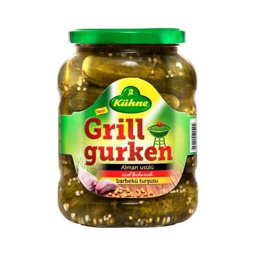 Kühne Grill Gürken Salatalık Turşusu Cam 720 ml 