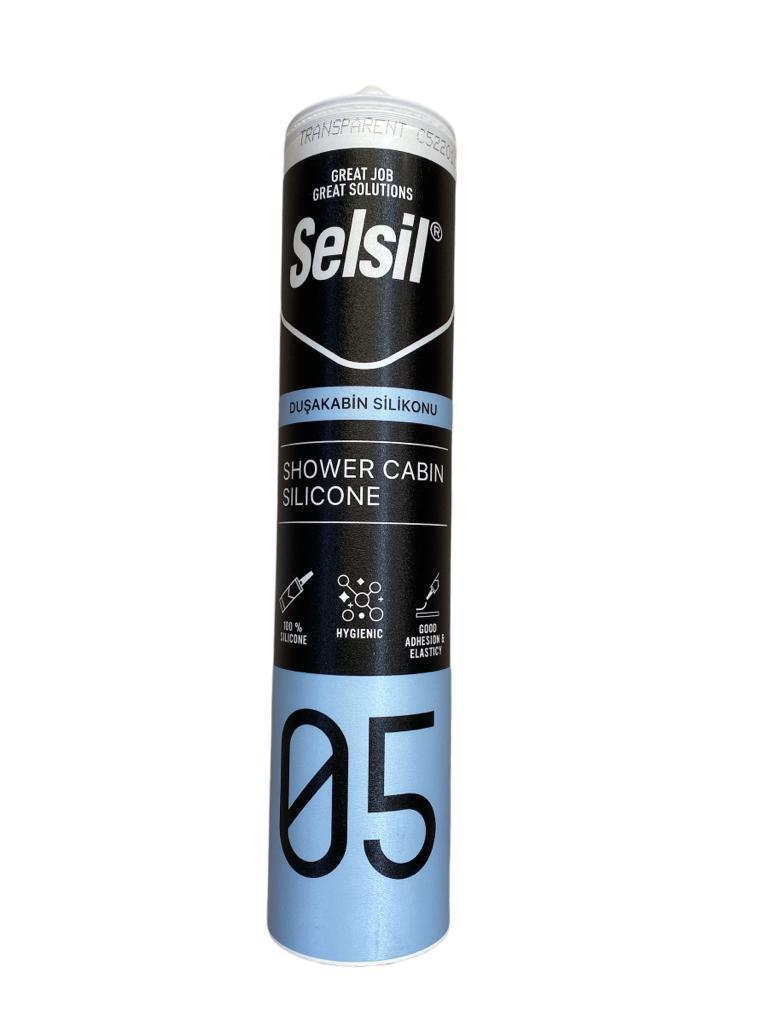 Selsil Duşakabin Silikonu Transparent Şeffaf 280ml