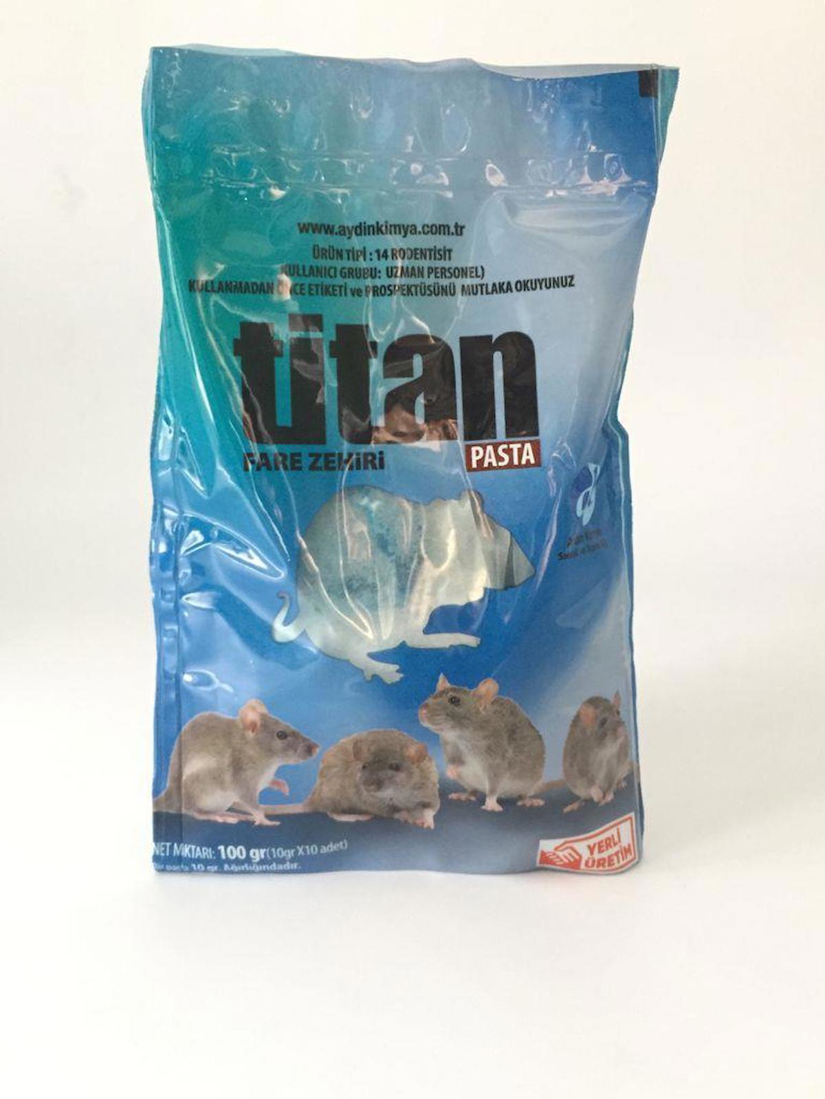 TİTAN FARE ZEHRİ PASTA 100 GR