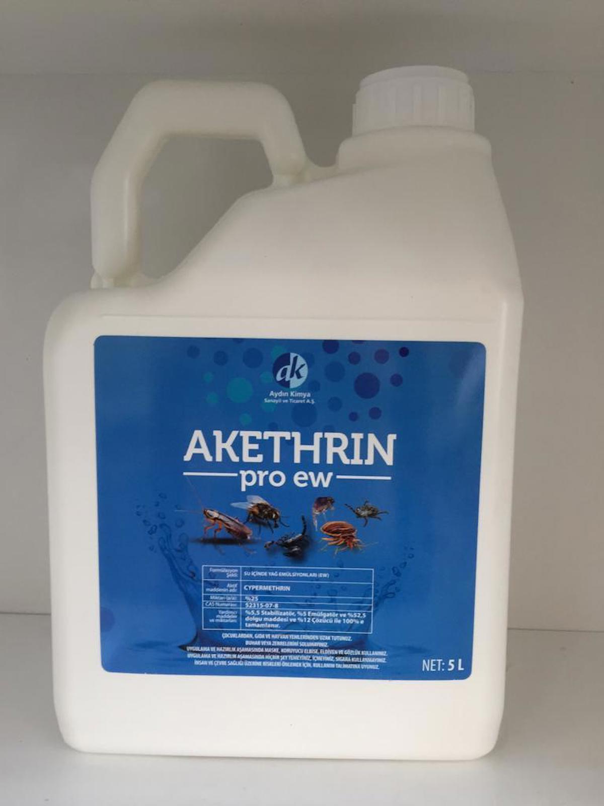 AKETHRİN PRO EW KOKULU HAŞERE ÖLDÜRÜCÜ (5 Litre)