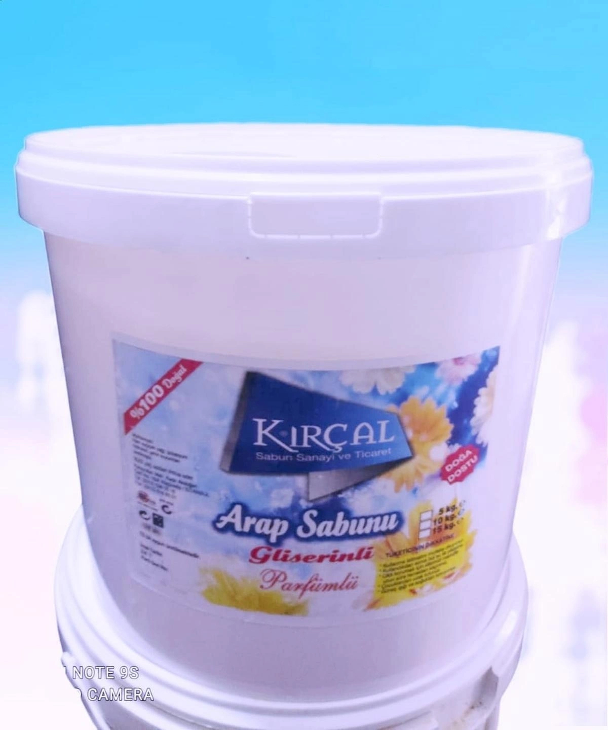 KIRÇAL JEL GLİSERİNLİ ARAP SABUNU 15 KG