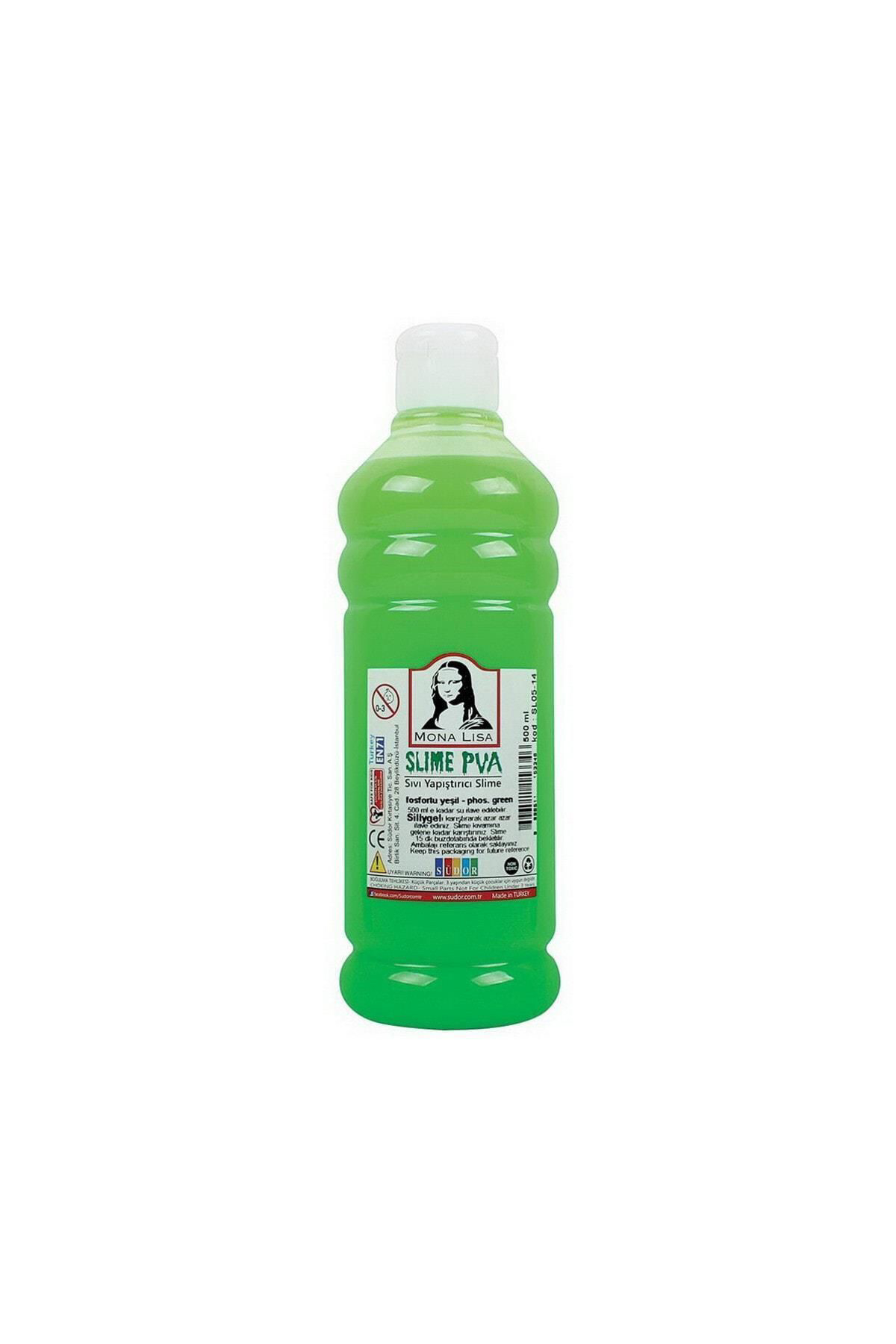 Monalisa Sıvı Yapıştırıcı Slime 500 ml Fosforlu Yeşil Slaym Jeli