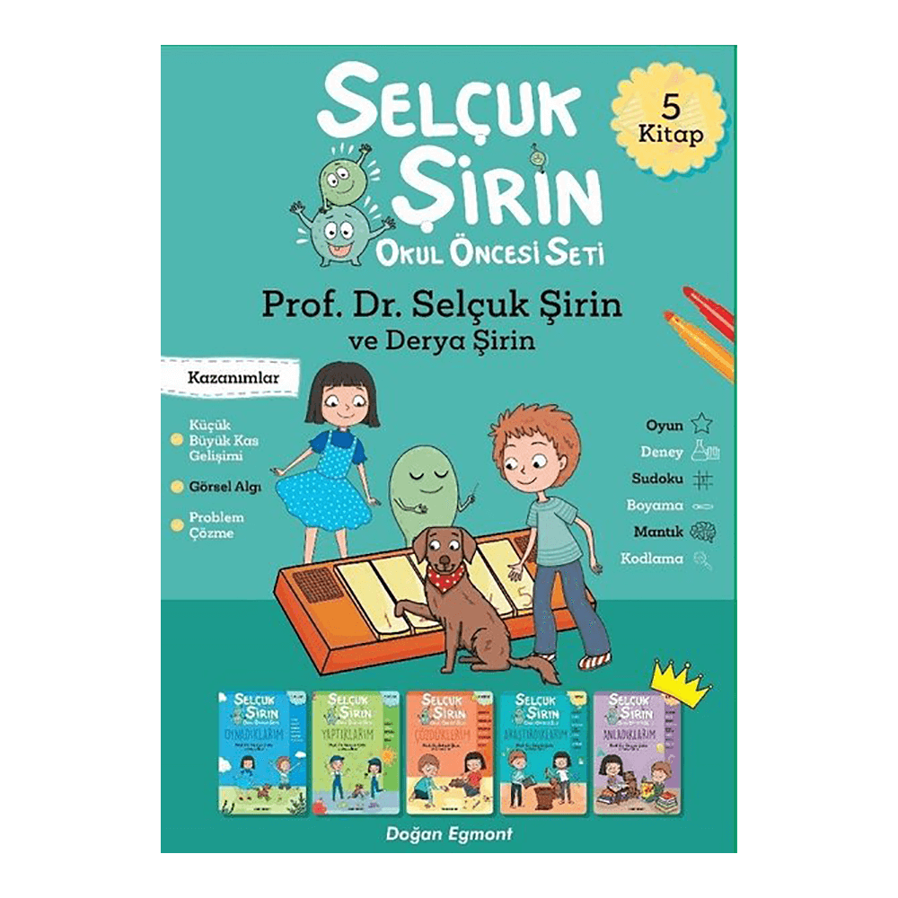 Selçuk Şirin Okul Öncesi Kutulu Set (5 Kitap Takım)