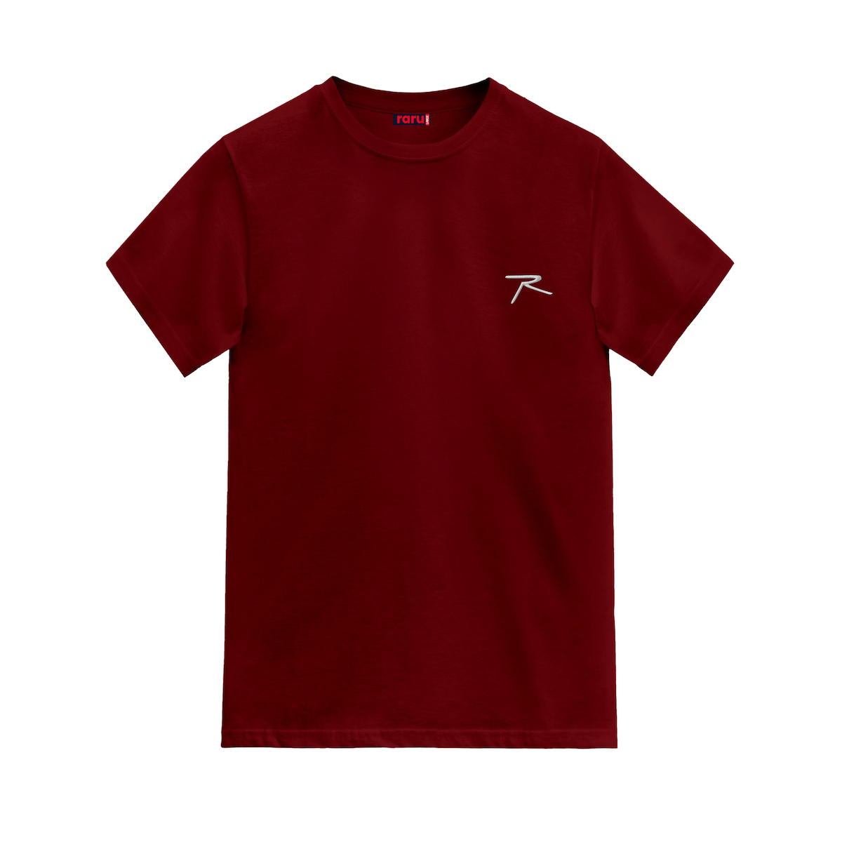 Raru Erkek %100 Pamuk T-Shirt AGNITIO BORDO