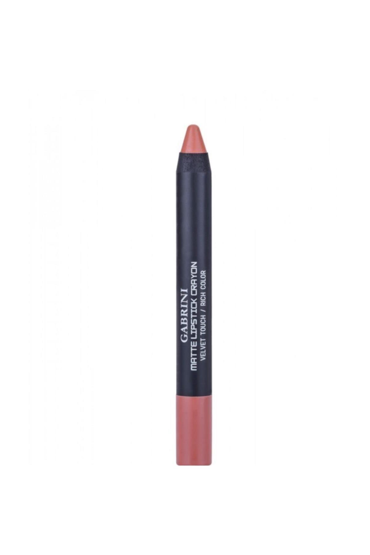 Gabrini Mat Kalem Ruj - Matte Lipstick Crayon 01