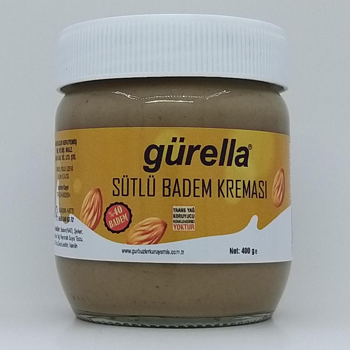 GÜRELLA SÜTLÜ BADEM KREMASI 400 g