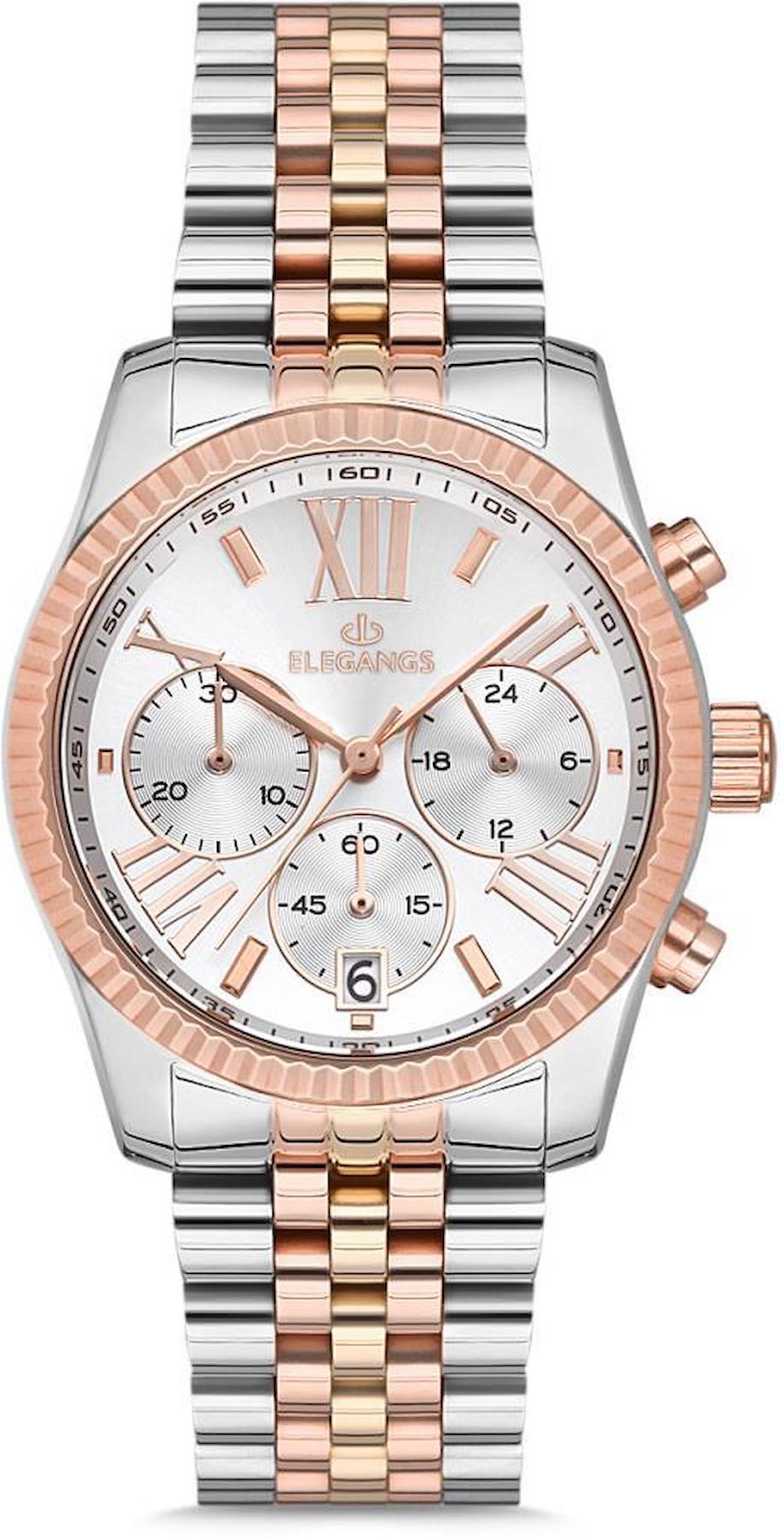 ELEGANGS EL2436.12 ROSE GOLD BAYAN KOL SAATİ