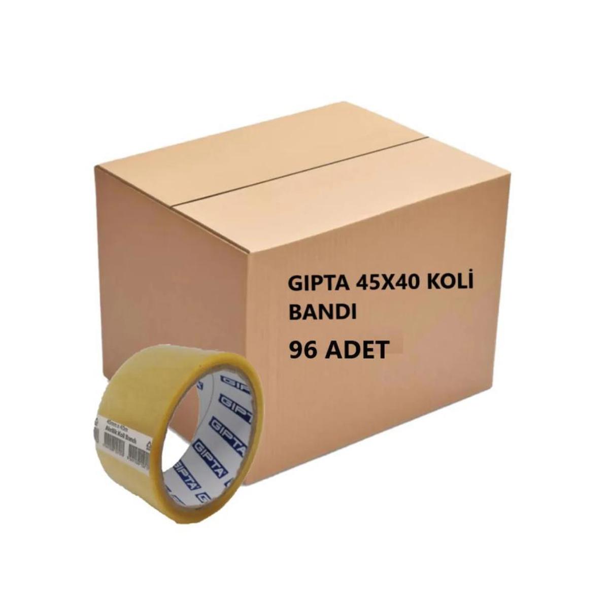 Gıpta Koli Bandı 45Mmx40 Metre Şeffaf Akrilik 4-F241000-5001 - 96 Adet