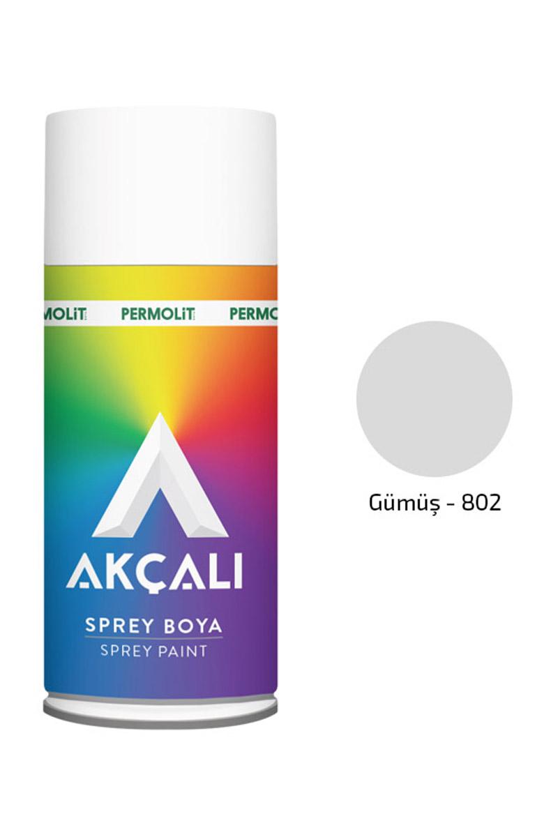 Akçalı Sprey Boya 400 ml 802 Gümüş