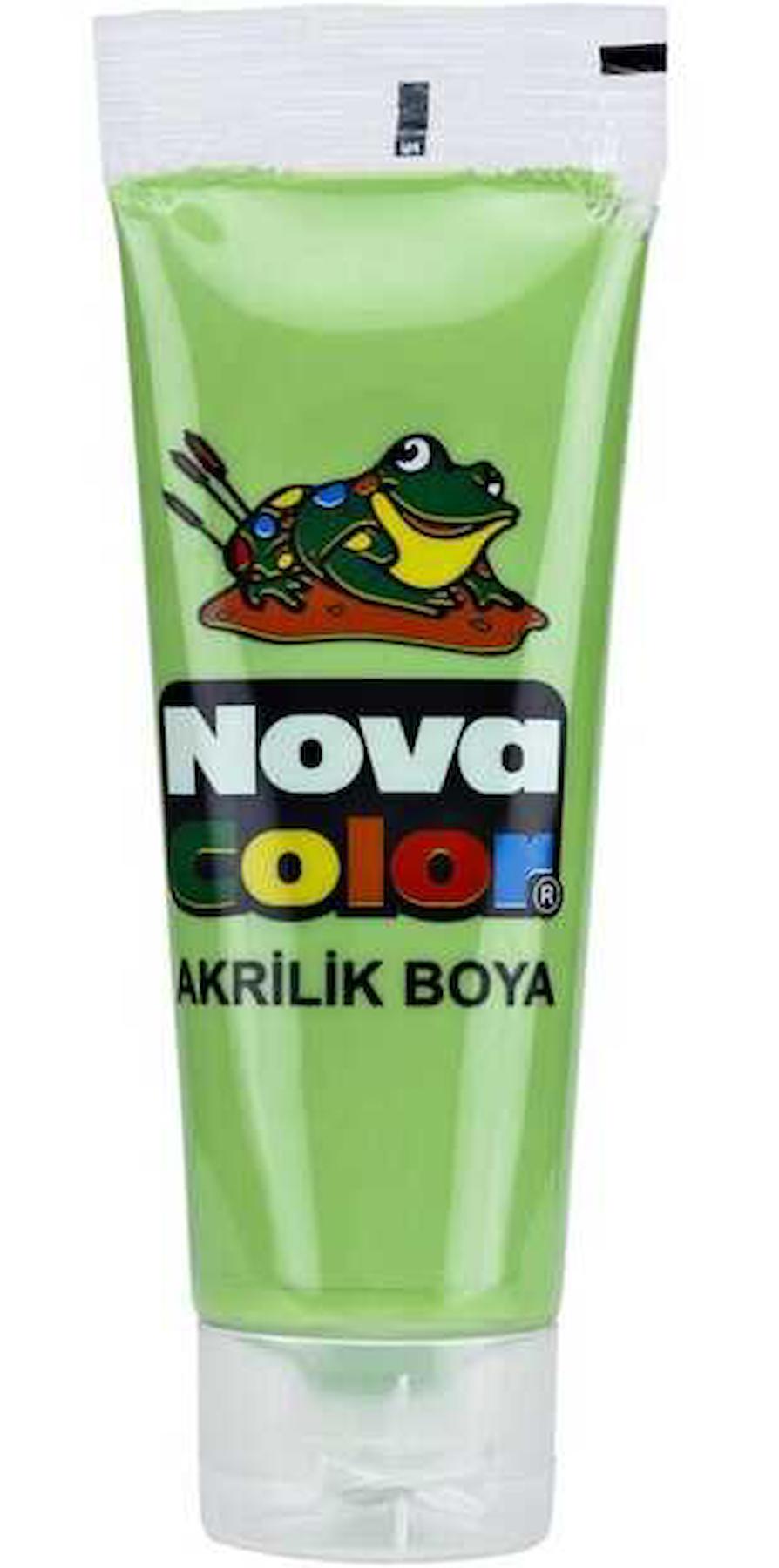 Nova Color Tüp Akrilik Boya 75 Gram Açık Yeşil