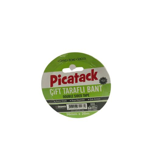 Picatack Çift Taraflı Bant 36 MM X 20 M