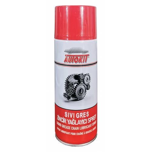 Autokit Sıvı Gres Zincir Yağlayıcı Sprey 400ml 