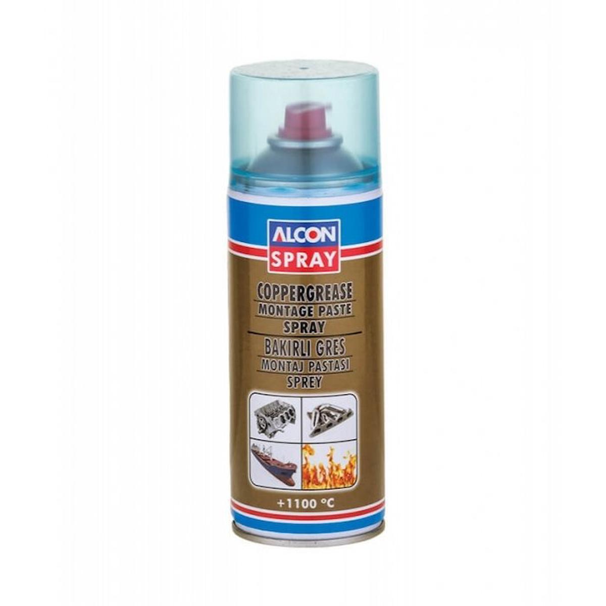 ALCON Coppersolid Bakırlı Gres Montaj Pastası Spreyi 400ml (M-9013)