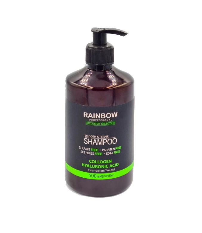 Rainbow Şampuan Onarıcı Nem Terapisi 500 Ml Collagen & Hyaluronic Acid