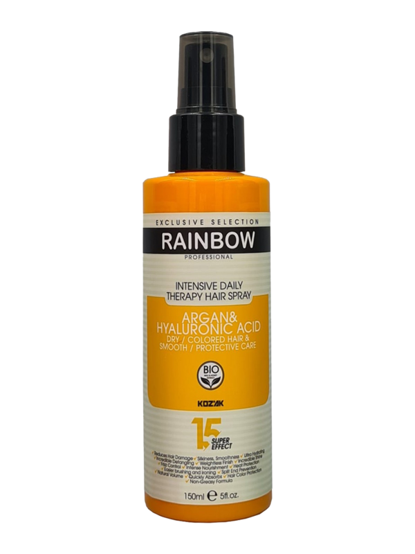 Rainbow Argan & Hyaluronic Acid Kuru ve Boyalı Saçlar için Bakım Spreyi 150 ml