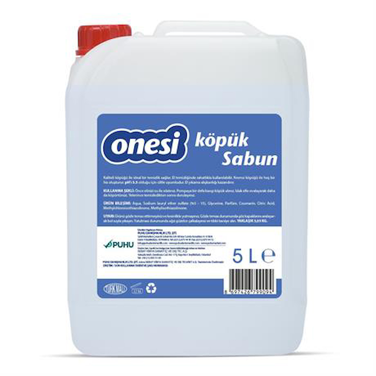 ONESİ Köpük Sabun 5 Lt