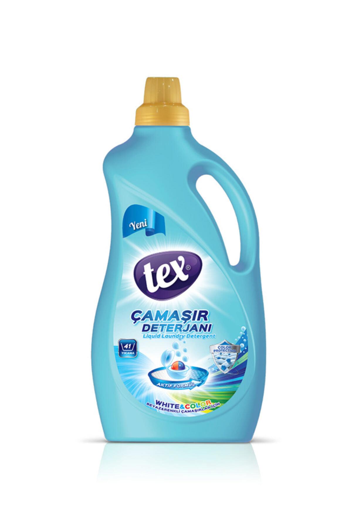 Tex Renk Koruma & Leke Karşıtı Renkliler için Sıvı Deterjan 45 Yıkama 2.5 lt