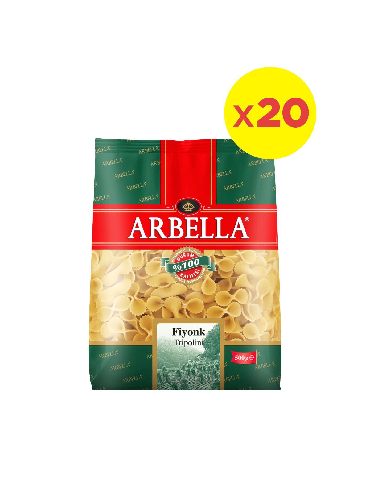 Arbella Fiyonk Makarna 500 gr x 20 Adet