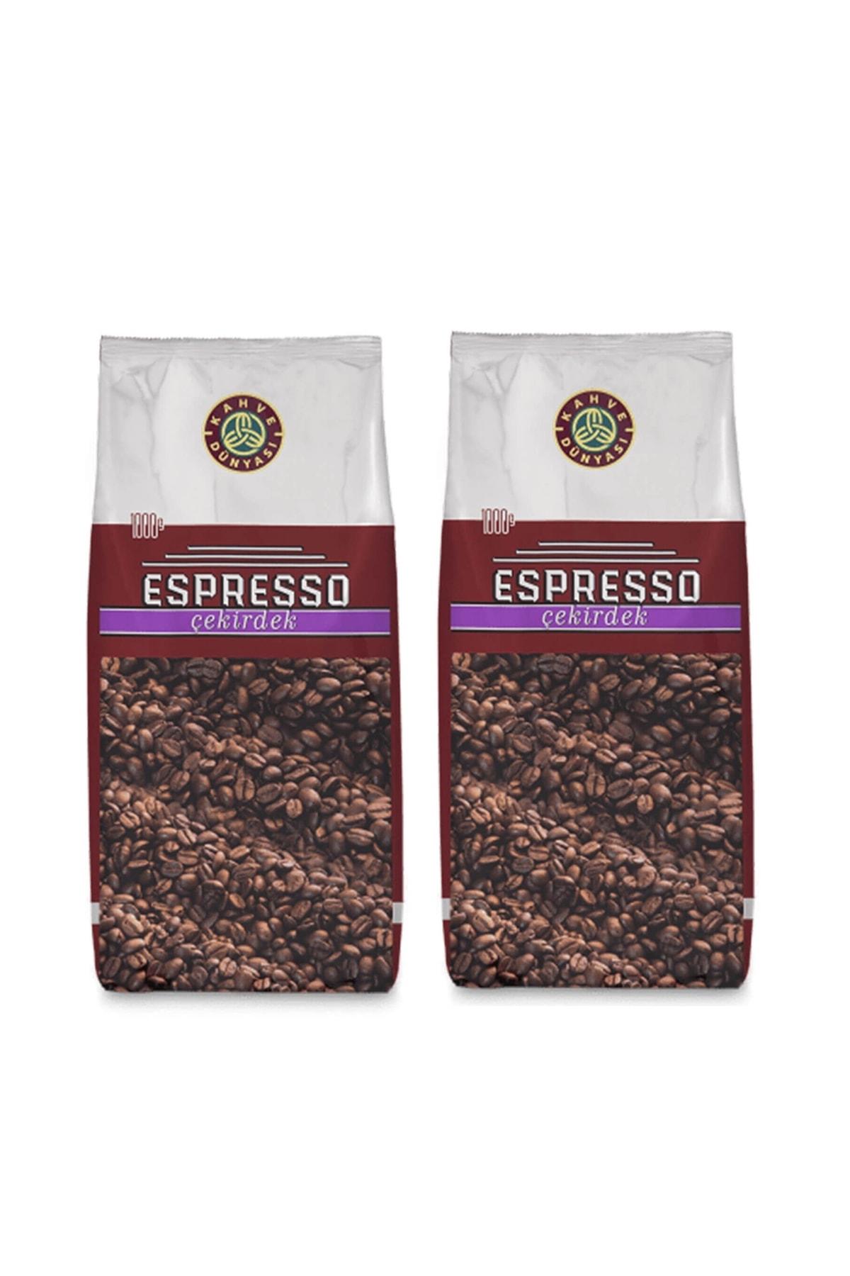 Kahve Dünyası Espresso Çekirdek  Kahve 1 kg x 2 Adet