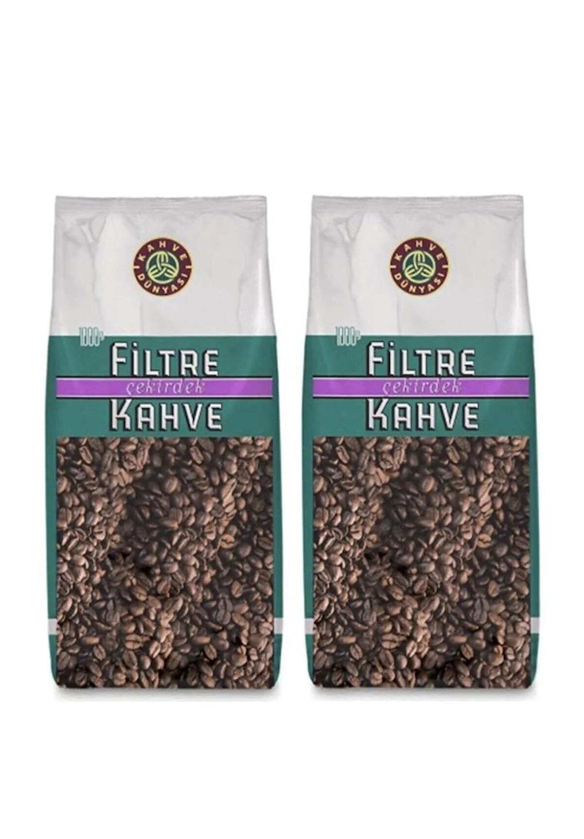 Kahve Dünyası Filtre Kahve Çekirdek 2 Adet 1 Kg