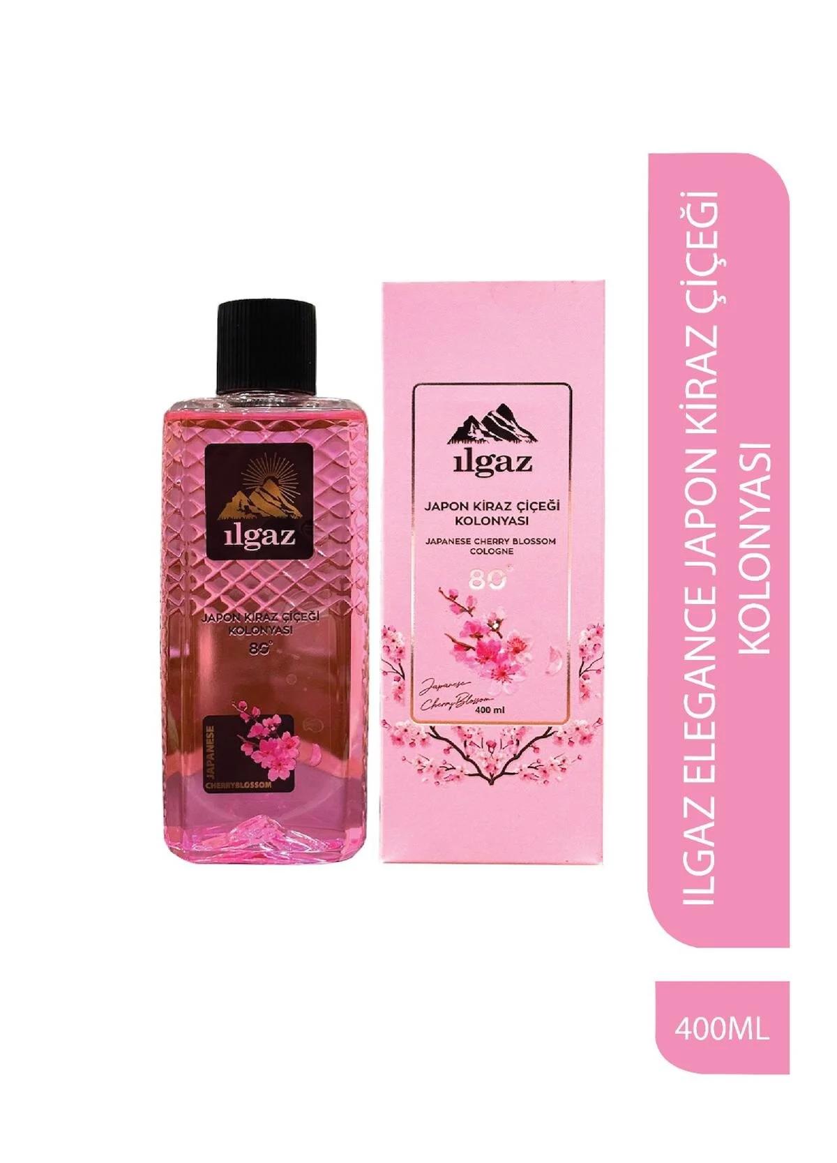 Elegance Series Japon Kiraz Çiçeği Kolonyası 400 ml 80 Derece Eau De Cologne