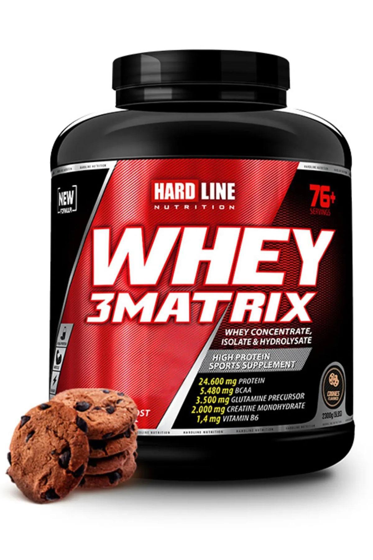 Hardline Whey 3Matrix 2300 Gr Kurabiye Aromalı 