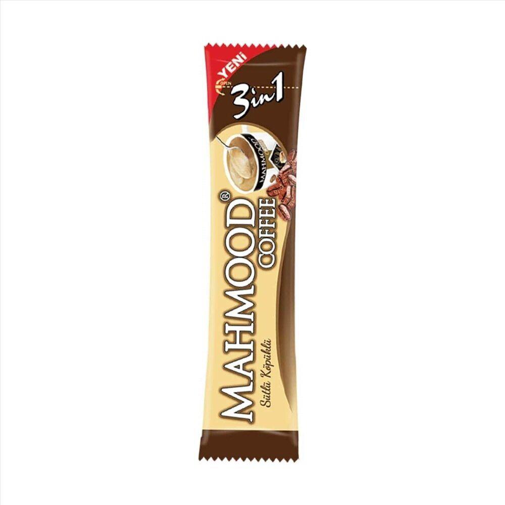 Mahmood Coffee Sütlü Köpüklü 3'ü 1 Arada Sade 18 gr 48'li Paket 