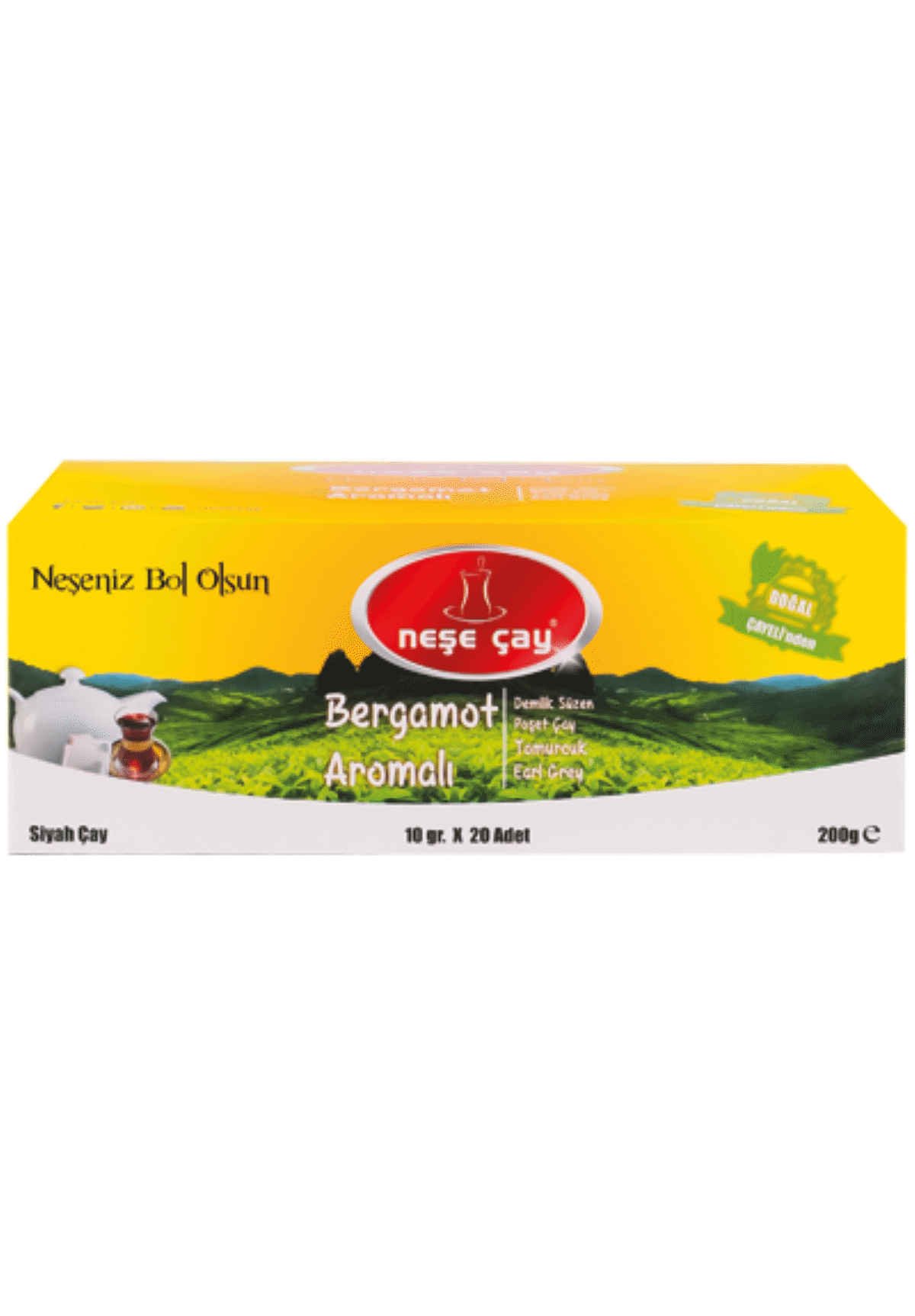 Neşe Çay Bergamot Aromalı Demlik Poşet 200 gr