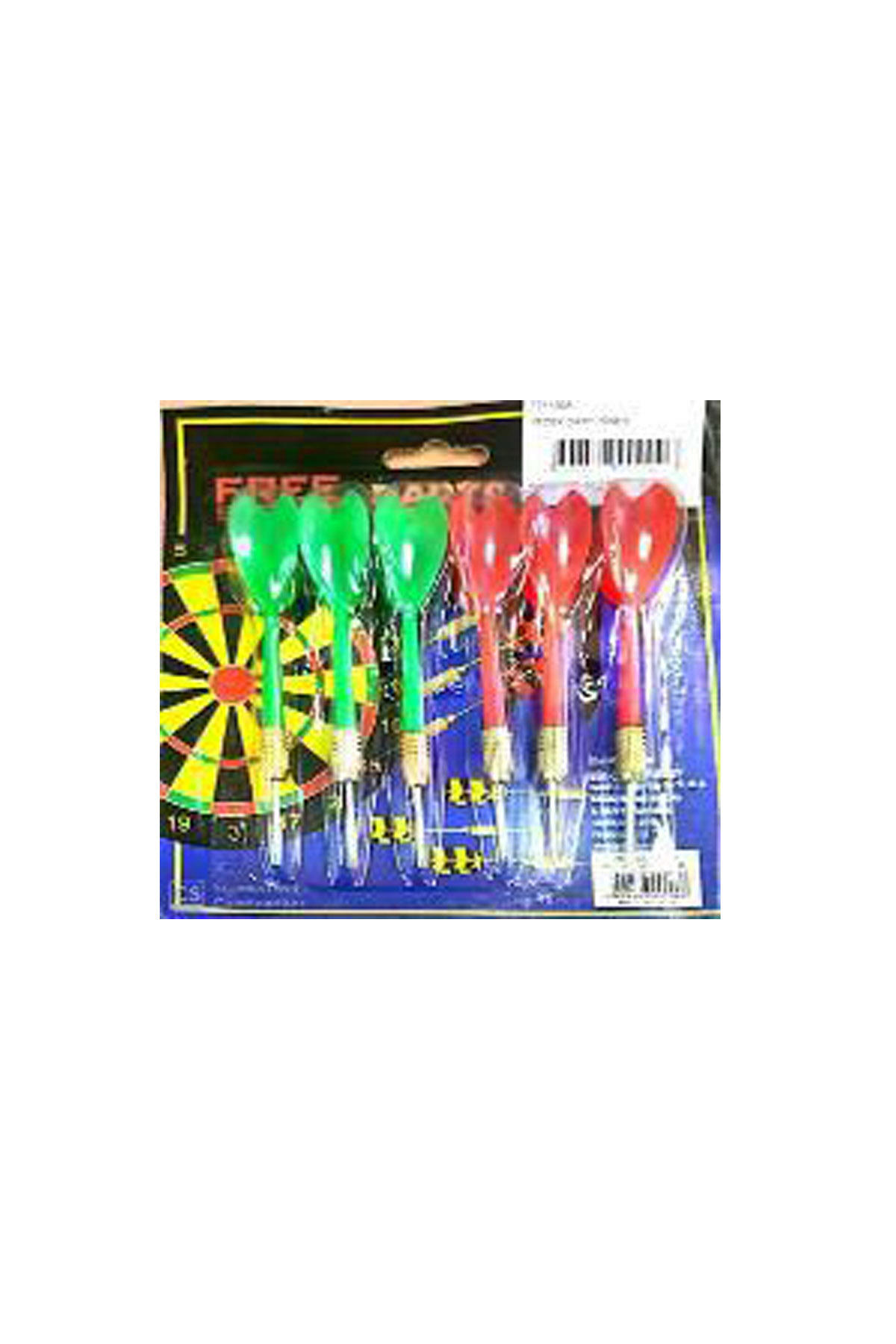 Plastik 6'lı Dart Oku  6 Gr