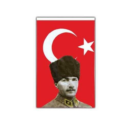 Vatan Bez Bayrak Türk Atalı %100 Polyester 100x150 VT209