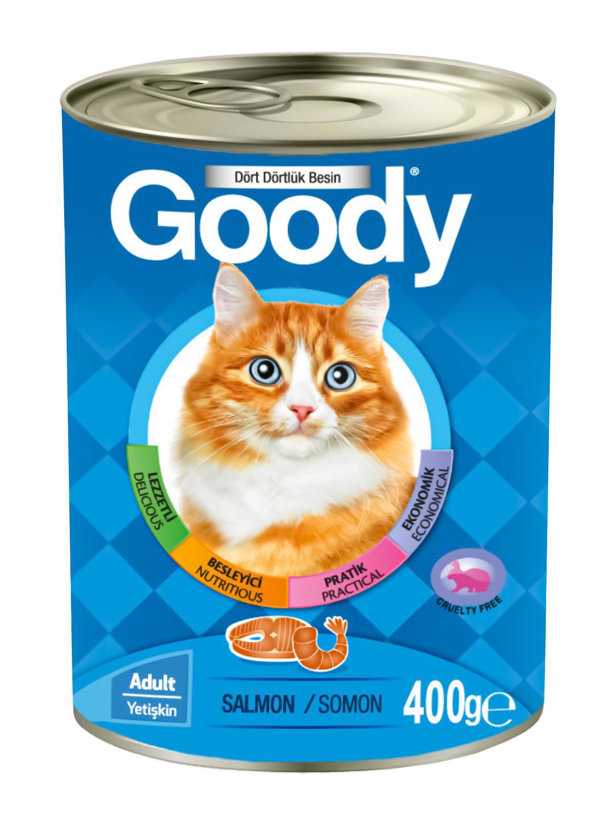 Goody Somonlu Yetişkin Kedi Konservesi 400 Gr