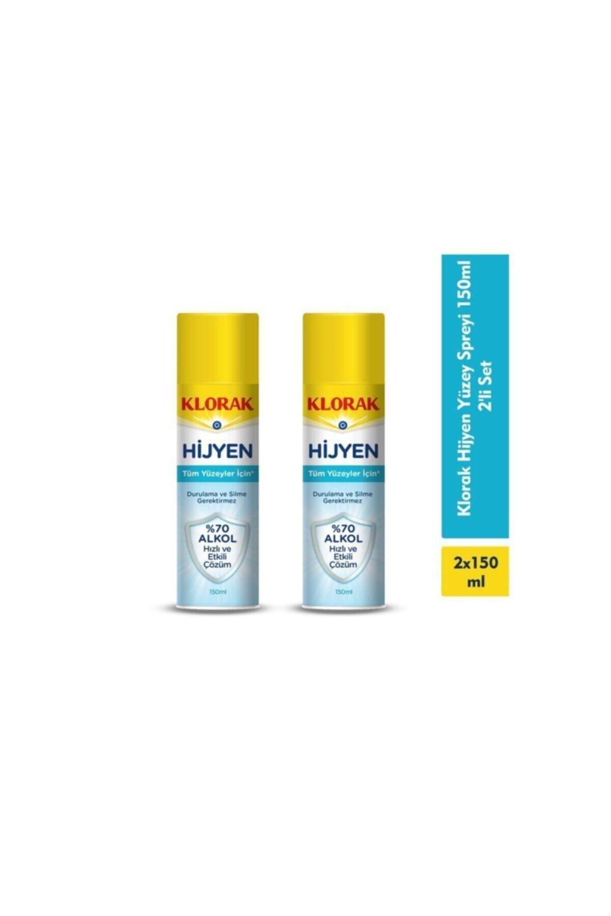 Tüm Yüzeyler Için Alkol Bazlı Hijyen 2x 150ml