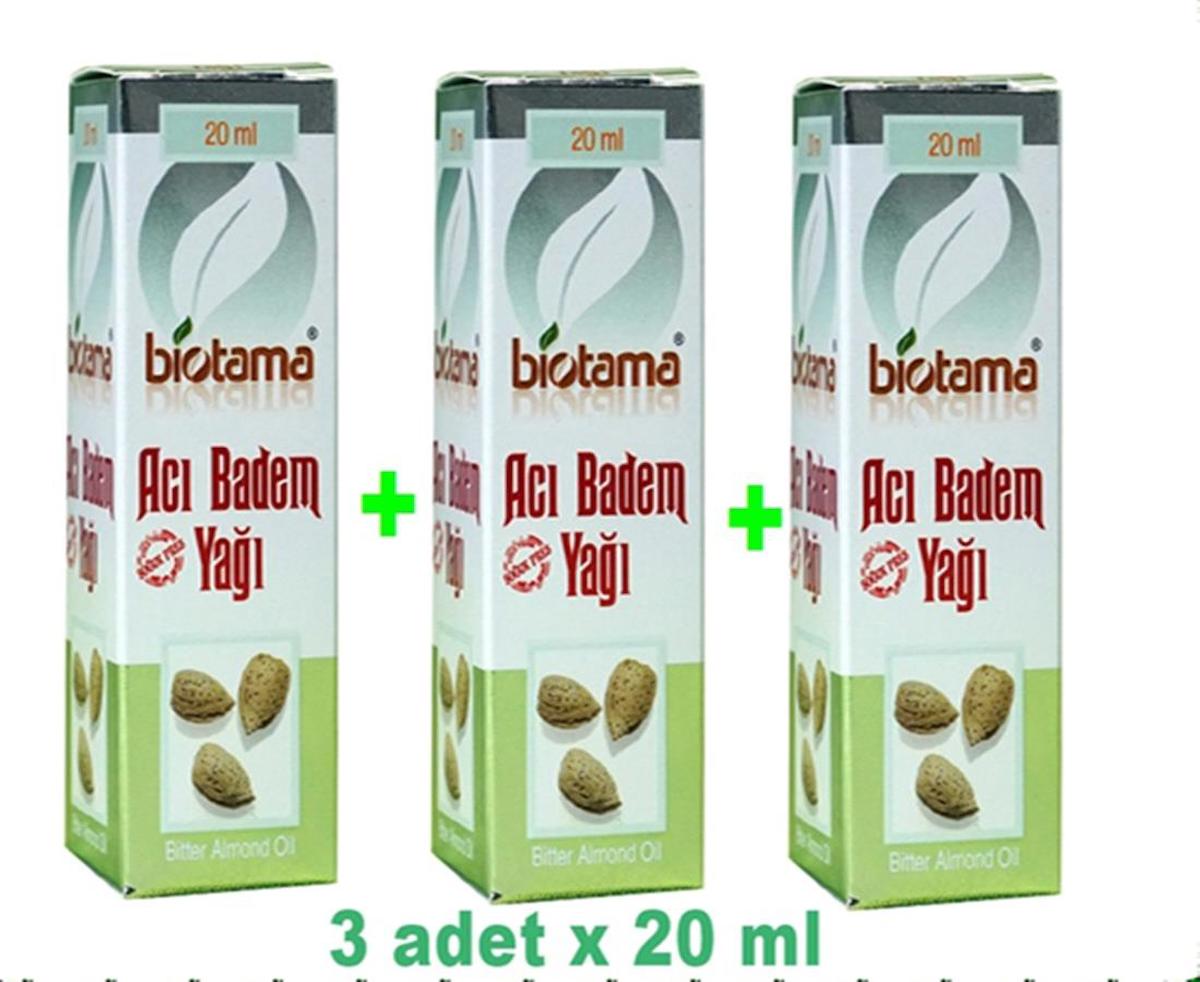 Biotama Acı Badem Yağı (doğal) - 20ml