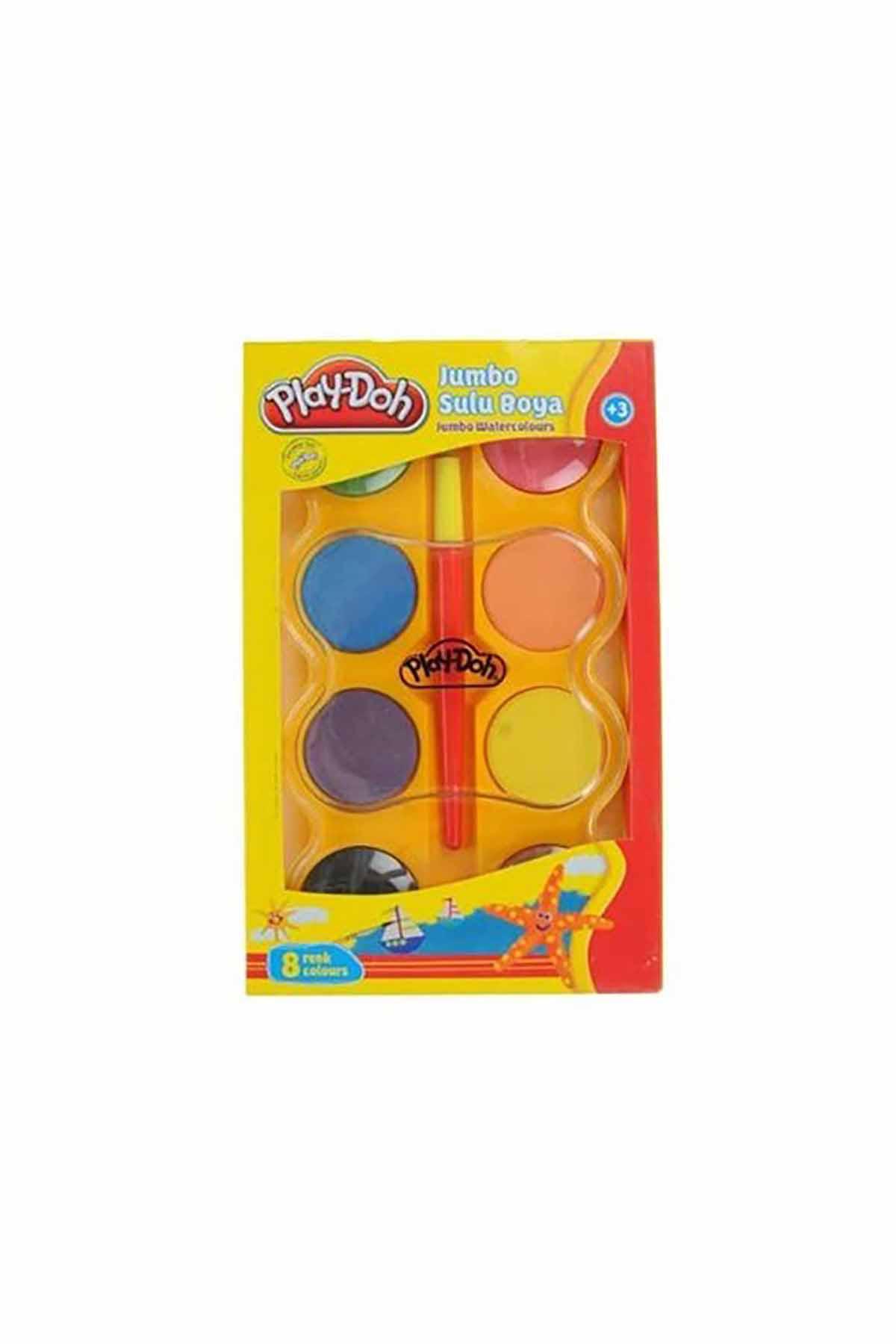 Play-Doh Sulu Boya Jumbo 40 MM 8 Renk PLAY-SU005