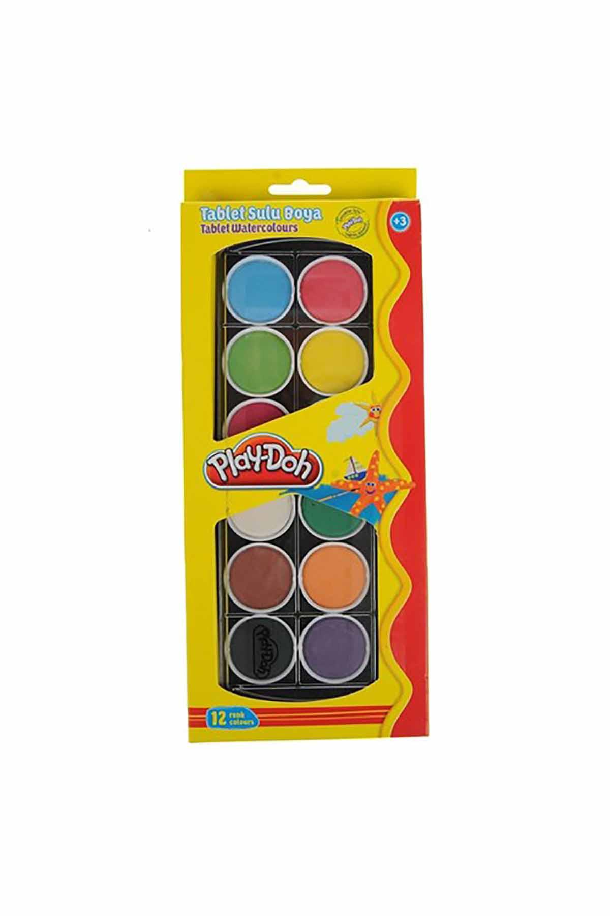 Play-Doh Tablet Sulu Boya 12 Renk