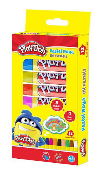 Play-Doh Pastel Boya 8Renk Mtlk+4 Renk Neon