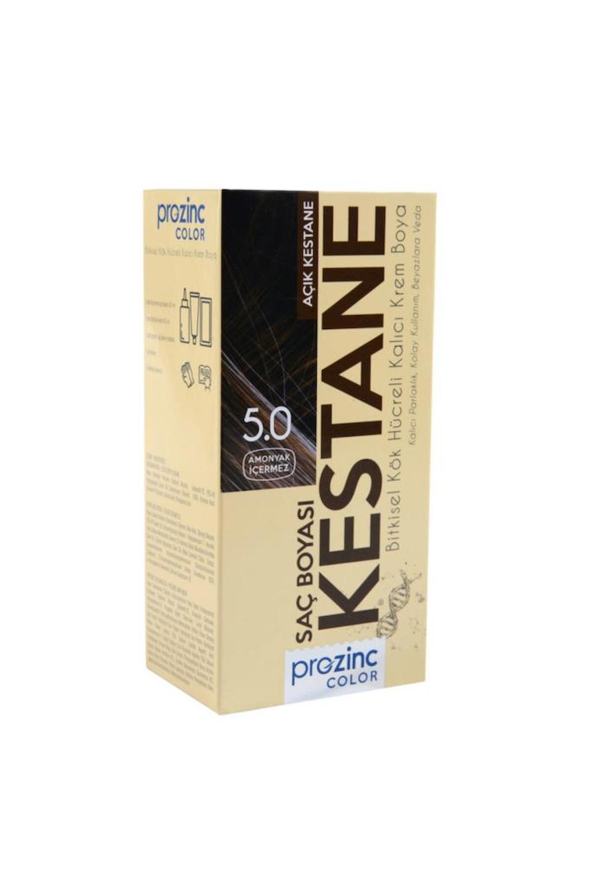 Prozinc Color 5.0 Kestane Saç Boyası