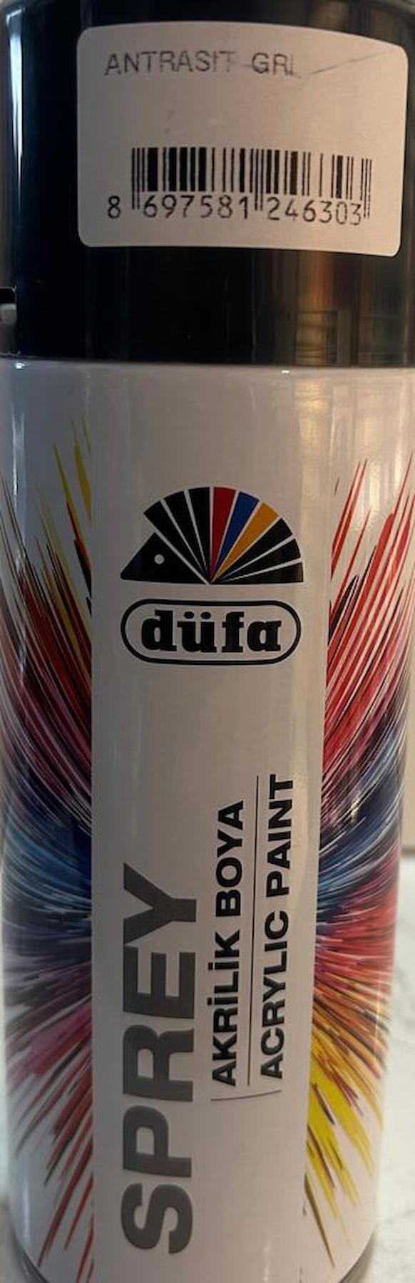 DÜFA SPREY BOYA ANTRASİT GRİ 7016 400 ML