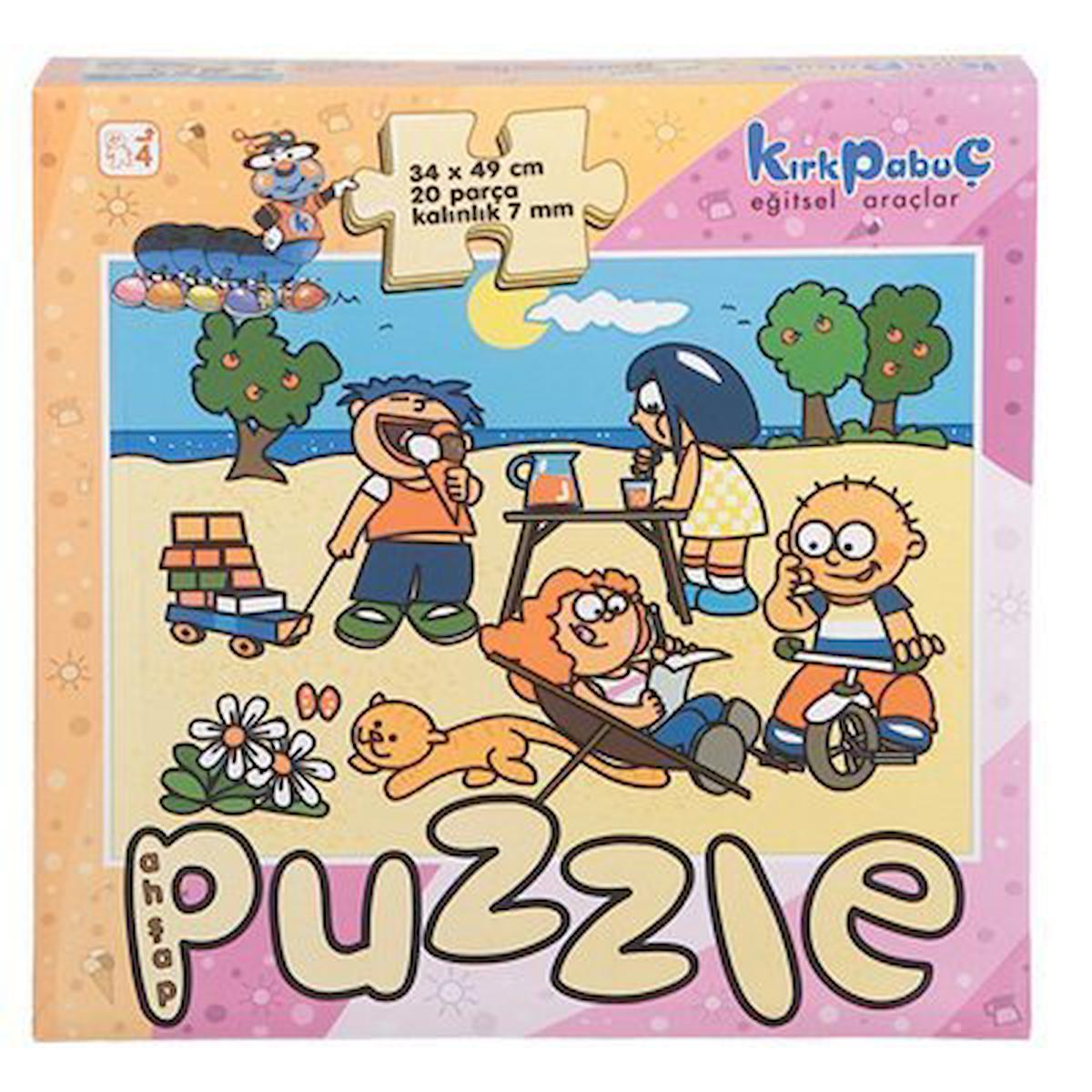 Edutoys Yaşam 20 Parça Çocuk Puzzle