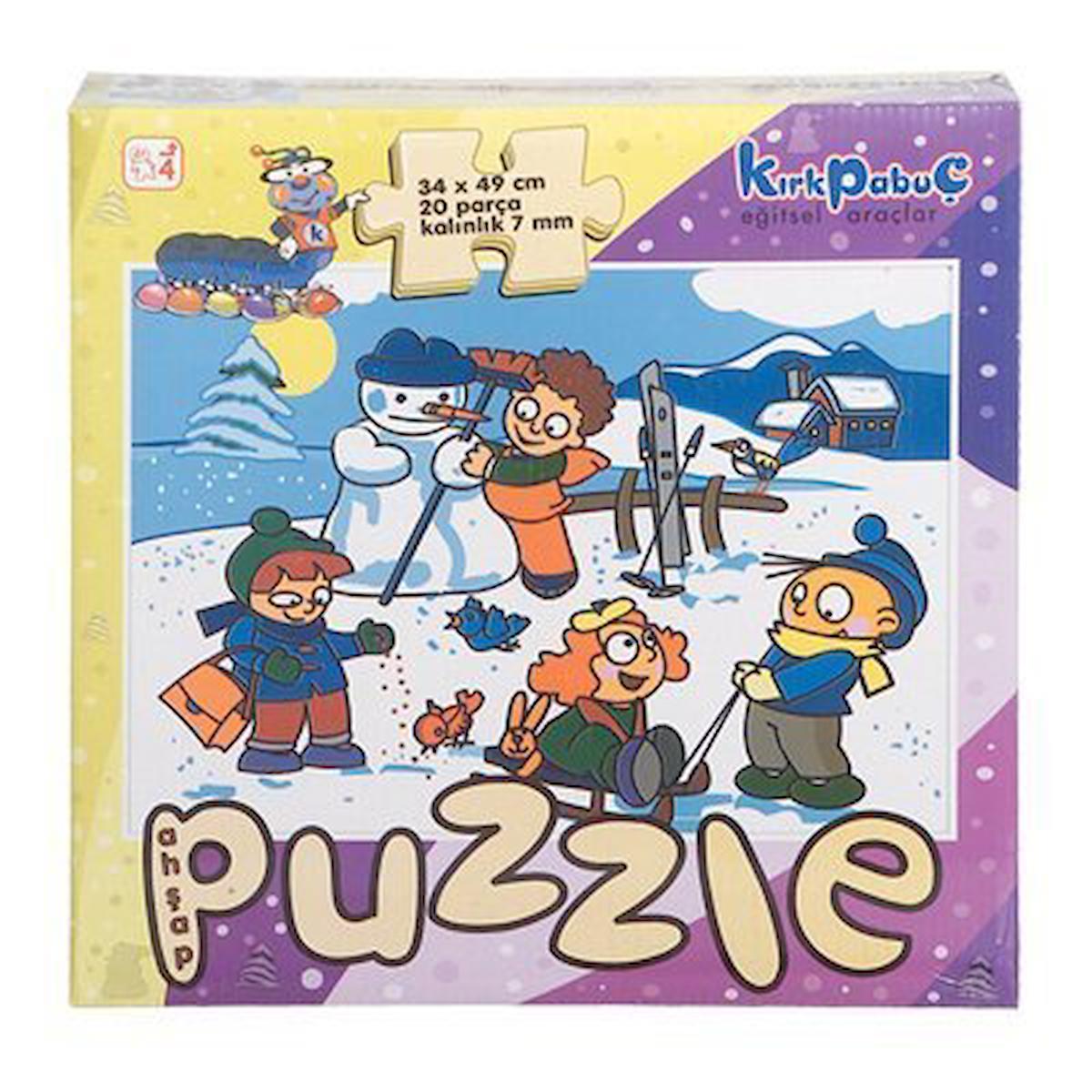 Edutoys Yaşam 20 Parça Çocuk Puzzle