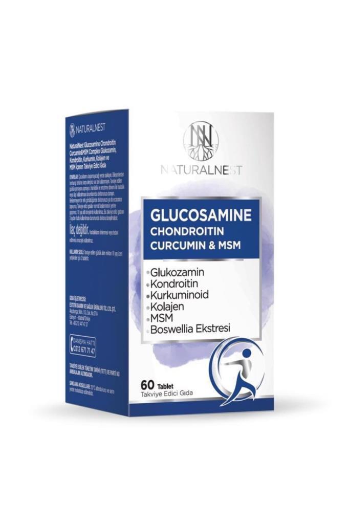 NaturalNest Glucosamine Chondroitin MSM 60 Tablet